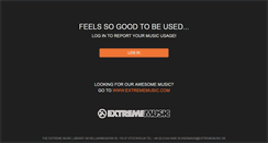 Desktop Screenshot of extrememusic.se