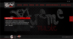 Desktop Screenshot of extrememusic.es