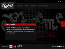 Tablet Screenshot of extrememusic.es
